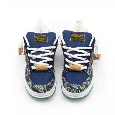 SUPSTORM Cashew Canvas Sneakers Blue
