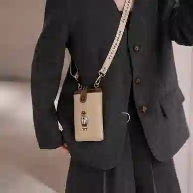 北包包 小众图案设计休闲简约日常通勤时尚百搭 帆布 帆布包单肩斜挎包 小号 女款 白色衬衫熊/滑板熊/皇冠熊