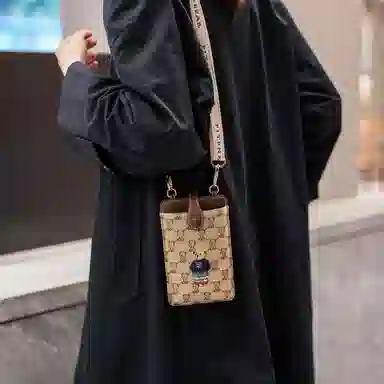 北包包 小众图案设计休闲简约日常通勤时尚百搭 帆布 帆布包单肩斜挎包 小号 女款 白色衬衫熊/滑板熊/皇冠熊