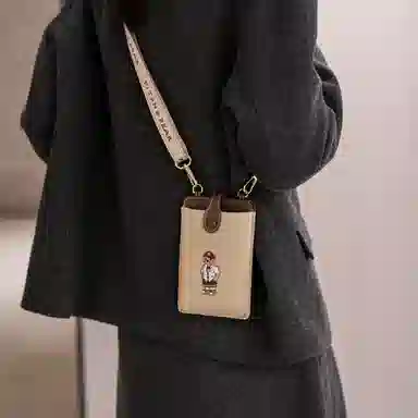 北包包 小众图案设计休闲简约日常通勤时尚百搭 帆布 帆布包单肩斜挎包 小号 女款 白色衬衫熊/滑板熊/皇冠熊