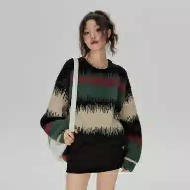 EPTISON Vintage Striped Sweater