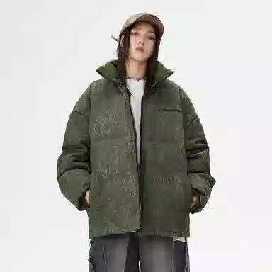 EPTISON Denim Down Jacket Green