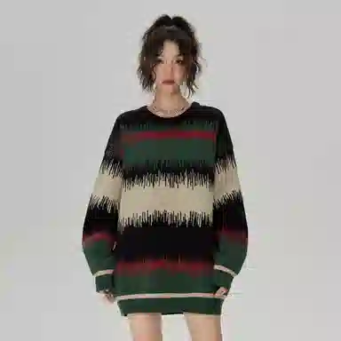 EPTISON Vintage Striped Sweater