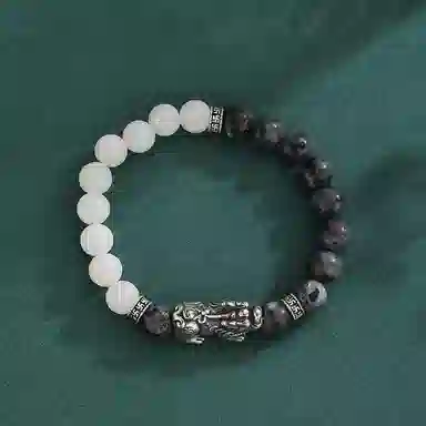 【八方来财】 色菲尔 貔貅新中式招财国潮吞金兽转运珠文玩串珠小众佛珠手链礼盒装 菩提根 手串 男女同款情侣款