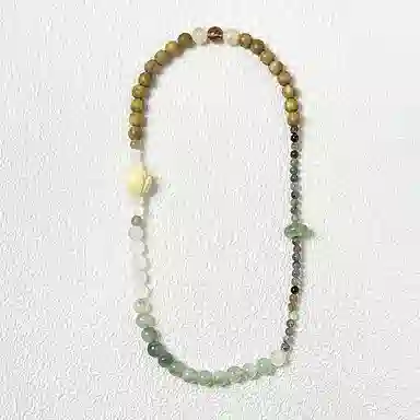 【招财进宝】 色菲尔 新中式莲花双圈叠戴 国潮简单百搭小众高级感设计转运平步青云步步高升学生通勤好运 檀木 手串 男女同款情侣款