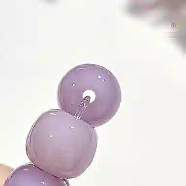 色菲尔 国潮新中式文玩 紫渐变色手持绕指柔 锦上添花盘玩#好运 菩提子/菩提籽 手串 男女同款情侣款