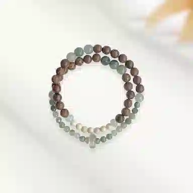 色菲尔 国风重山叠翠双圈跑环 招财吸金静心 新中式文玩简约小众时尚百搭#好运转运 鸡翅木 手串 男女同款情侣款