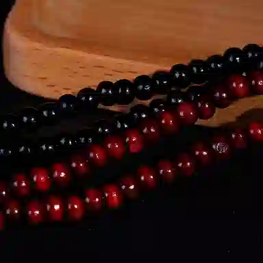 【108颗无烦恼】 色菲尔 招财纳福复古新中式国潮平安顺遂如意吉祥中国结转运盘玩时尚日常通勤百搭好运 檀木 手串 男女同款情侣款