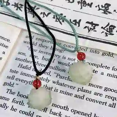 色菲尔 好运莲莲民族风新中式国潮设计感锁骨链轻奢小众 高级感 菩提子/菩提籽 项链 男女同款情侣款