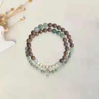 色菲尔 国风重山叠翠双圈跑环 招财吸金静心 新中式文玩简约小众时尚百搭#好运转运 鸡翅木 手串 男女同款情侣款