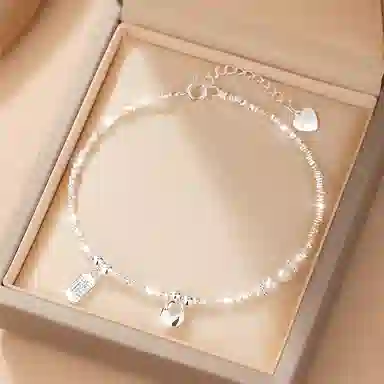 【999银胖福】 色菲尔 小胖福盘缠手饰 甜美可爱精致优雅气质高级复古新中式森系清醒时尚日常通勤百搭#好运 足银 手链 女款