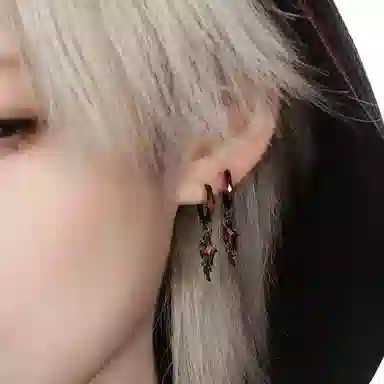 色菲尔 时尚日常百搭 简约轻奢潮流高级感 合金 耳环 男女同款情侣款