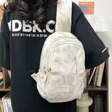 爱尔绅特 休闲轻便简约 尼龙 斜挎胸包 男女同款情侣款 白色/黑色/红色/紫色/绿色