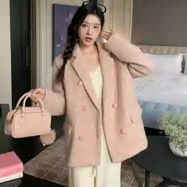 柏黛妃 长袖宽松百搭时尚大衣 女款