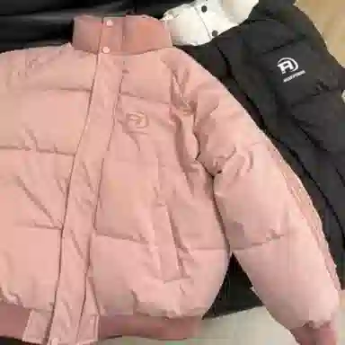 柏黛妃 美式面包服长袖通勤棉服 女款