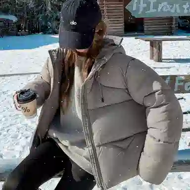 柏黛妃 韩系百搭棉袄加厚时尚设计感棉服 女款