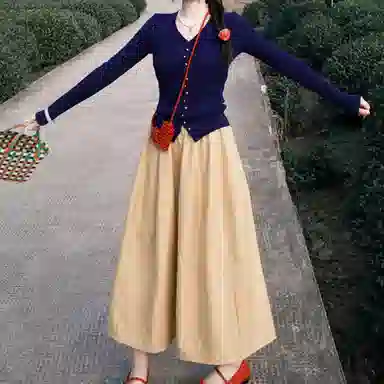 柏黛妃 舒适通勤简约裙装套装 女款