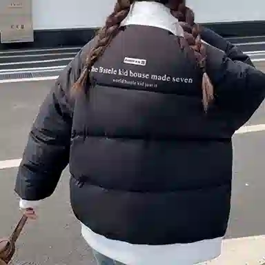 柏黛妃 美式面包服长袖通勤棉服 女款