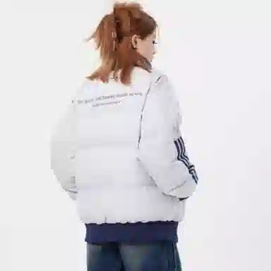 柏黛妃 美式面包服长袖通勤棉服 女款