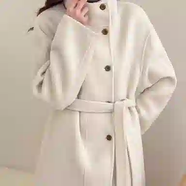 柏黛妃 立领适中长袖大衣 女款