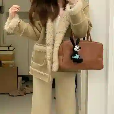 柏黛妃 简约舒适休闲长袖棉服 女款