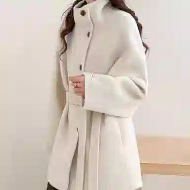 柏黛妃 立领适中长袖大衣 女款