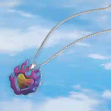 Van Gogh Fiery Love Necklace