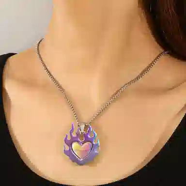 Van Gogh Fiery Love Necklace