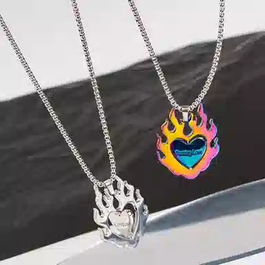 Van Gogh Fiery Love Necklace