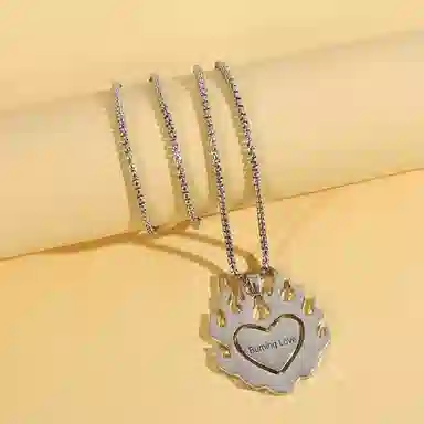 Van Gogh Fiery Love Necklace