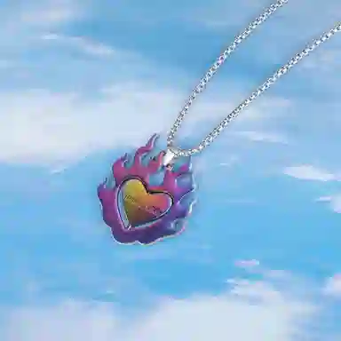 Van Gogh Fiery Love Necklace