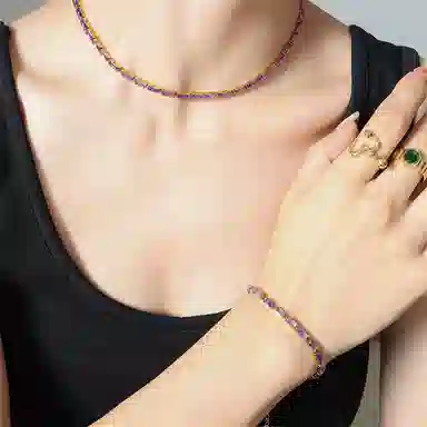 VAN GOGH Geometric Series Necklace