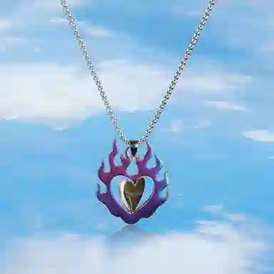 Van Gogh Fiery Love Necklace
