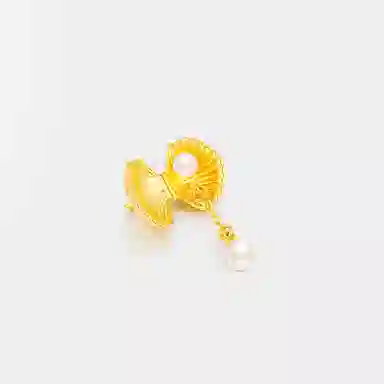 曼卡龙 垂爱小贝壳 足金 按克计价 黄金吊坠 女款