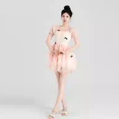 Jiutiao Miao Fairy Bow Dress