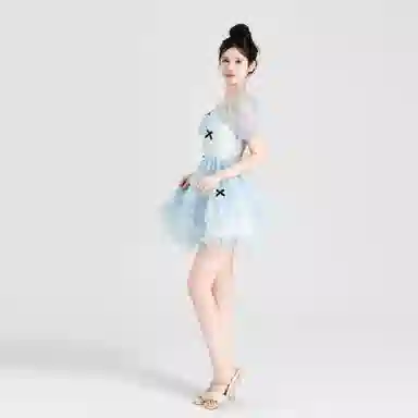 Jiutiao Miao Fairy Bow Dress