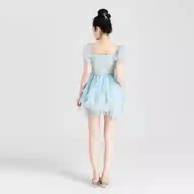 Jiutiao Miao Fairy Bow Dress