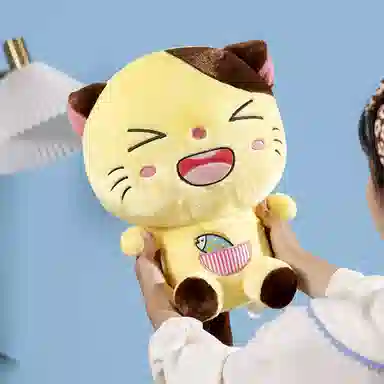 赛特嘟嘟 开心猫 创意萌趣小猫 玩偶 毛绒公仔