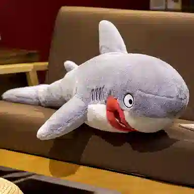 赛特嘟嘟 鲨鱼 红唇巨齿鲨 安抚陪伴 玩偶 毛绒公仔
