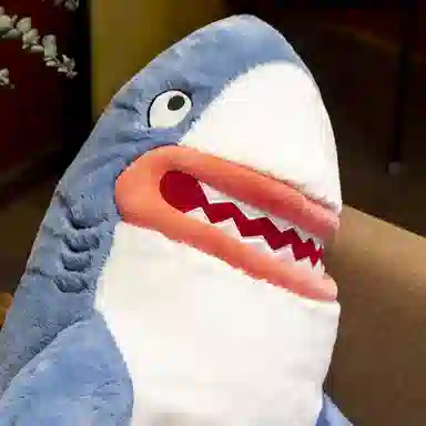 赛特嘟嘟 鲨鱼 红唇巨齿鲨 安抚陪伴 玩偶 毛绒公仔