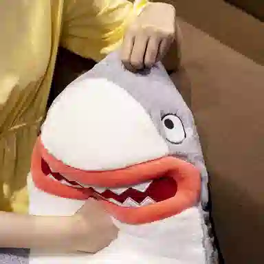 赛特嘟嘟 鲨鱼 红唇巨齿鲨 安抚陪伴 玩偶 毛绒公仔