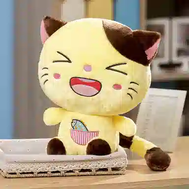 赛特嘟嘟 开心猫 创意萌趣小猫 玩偶 毛绒公仔
