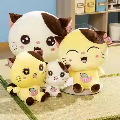 赛特嘟嘟 开心猫 创意萌趣小猫 玩偶 毛绒公仔