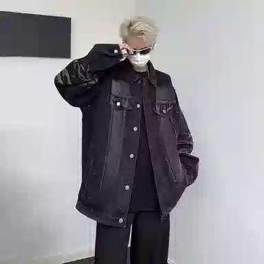 EDRPIUS Vintage Denim Jacket