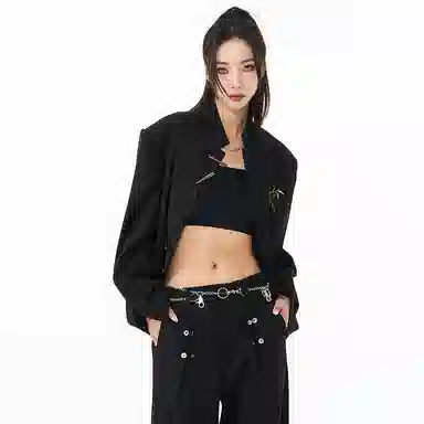 CNEW Short Blazer Black