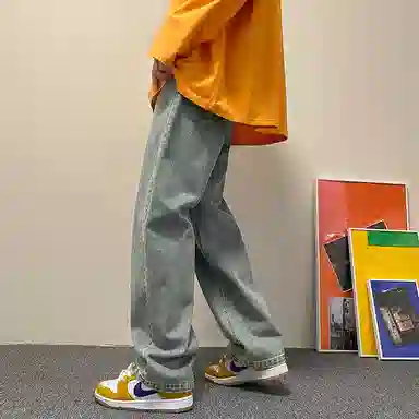 BRNR Straight Washed Jeans