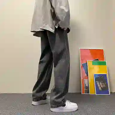 BRNR Straight Washed Jeans