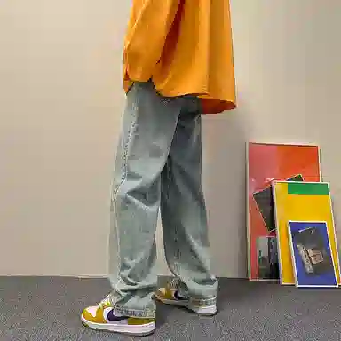 BRNR Straight Washed Jeans