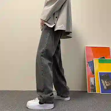 BRNR Straight Washed Jeans