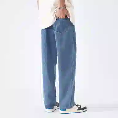 BRNR Basic Washed Loose Jeans